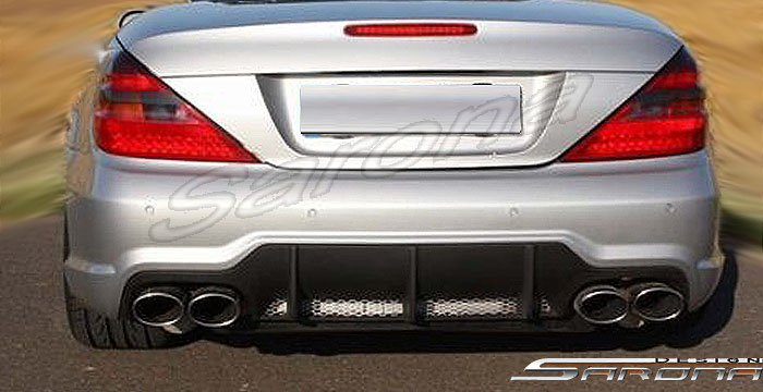 Custom Mercedes SL Rear Bumper  Convertible (2003 - 2012) - $790.00 (Part #MB-026-RB)